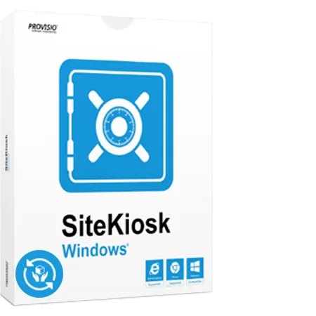 Jaarlijks onderhoudscontract voor SiteKiosk Classic voor Windows Non-Profit 