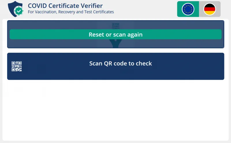 covid qr code scanner screenshot sitekiosk