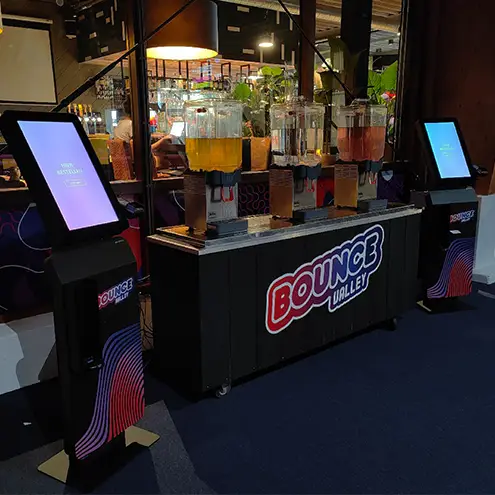 SiteKiosk runt Twelve bestelapplicatie bij Bounce Valley Aalsmeer