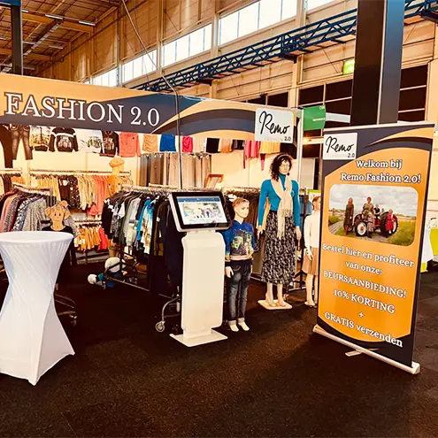 Remo Fashion houdt beursactie met SiteKiosk huurlicentie